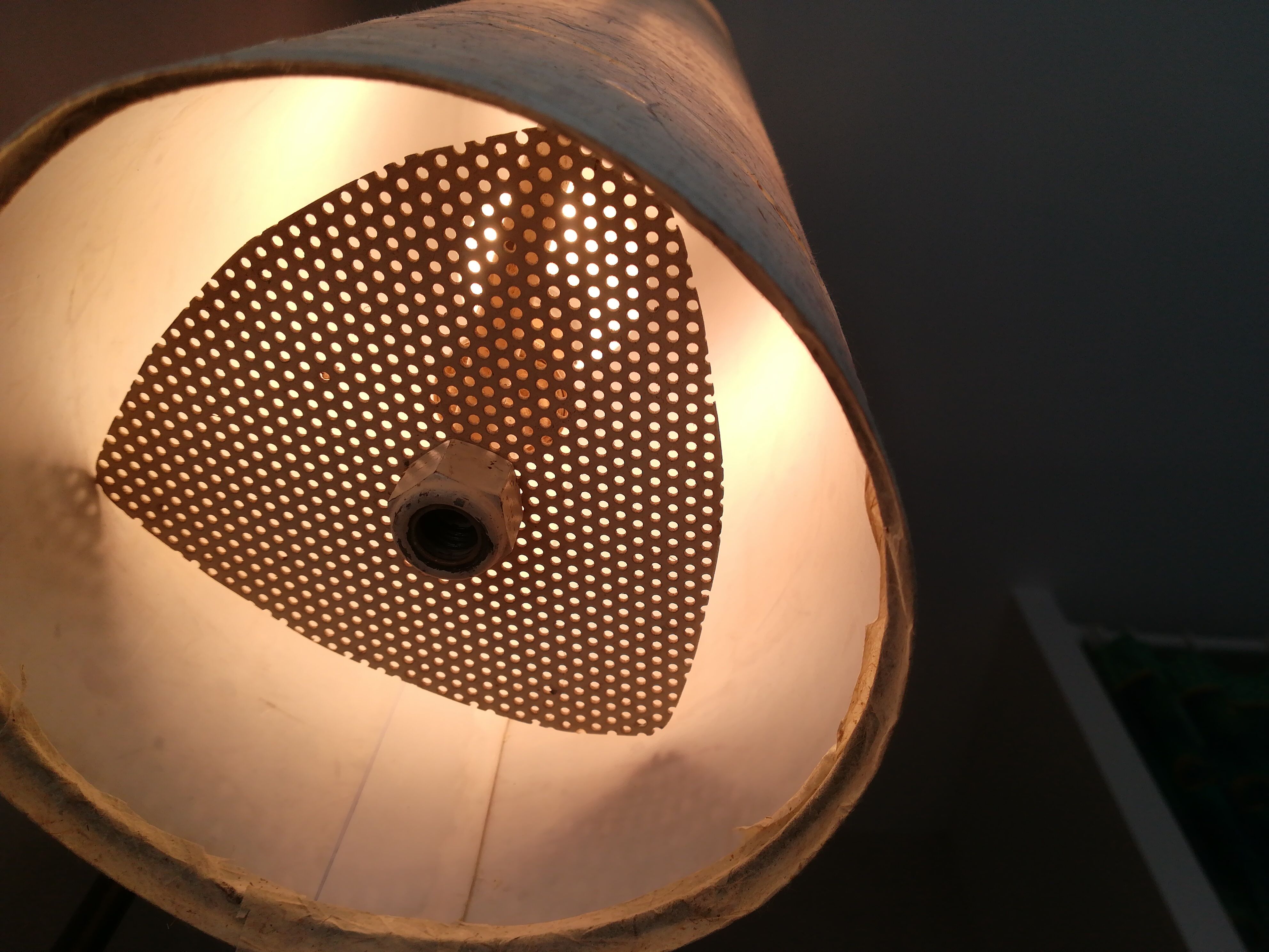1950s tube floor lamp
