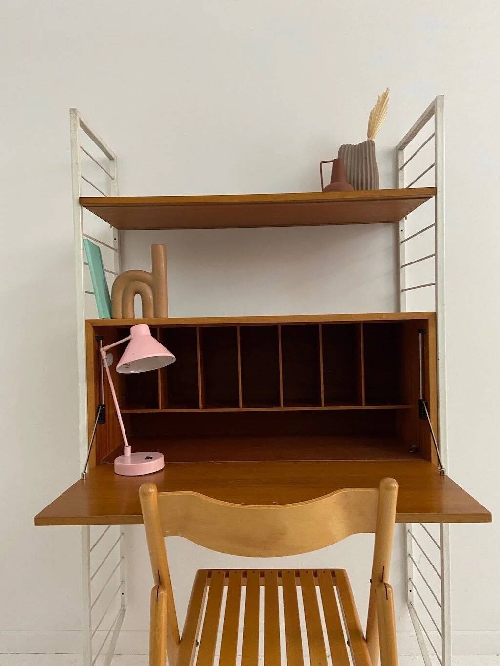 meuble vintage en tek Ladderax