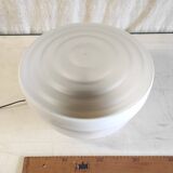 XL opaline globe lampshade, Bauhaus design - early 20th century