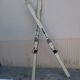 Vintage pair of wooden skis from the 1960s - Cabanon