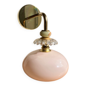 Vintage opaline wall light