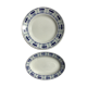 St Amand cup and ramekin blue stripes