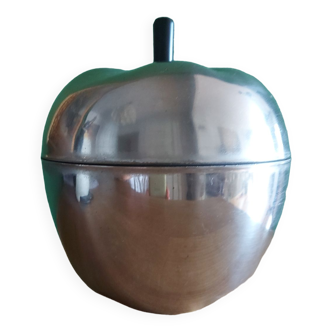 Metal apple ice bucket