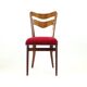 Set Of 4 Dining Chairs In Oak & Walnut, Czechoslovakia 1960s