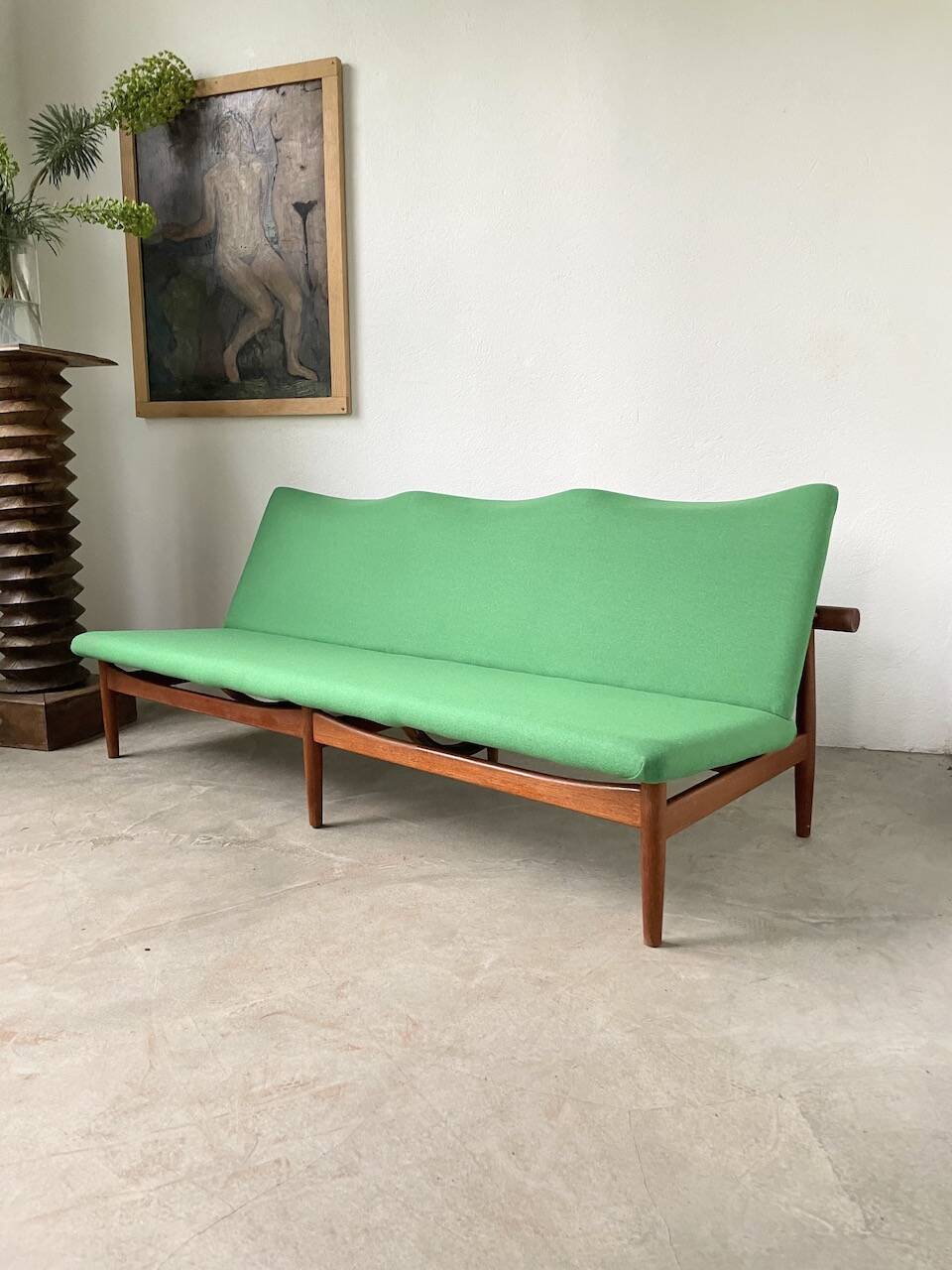 Finn Juhl three-seater bench “Japan” model France & Son