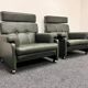 Design Mid-Century leatherette Armchairs by Arch. Spicka, around 1970s