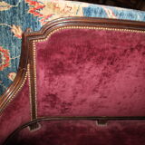 Sofa red burgundy style louis XV