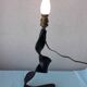 Wrought iron lamp base