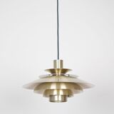 Lampe à suspension vintage danoise Verona par Kurt Wiborg, Jeka, années 1980