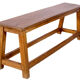 Ancient Burmese teak bench