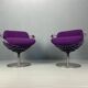 Rudi Verelst Set of 2 Original "Atomic" Ball Wire Lounge chairs, 1971