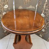 Small cane magazine table