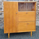 Secretary wardrobe, bookcase, closet, wardrobe, 60s, vintage