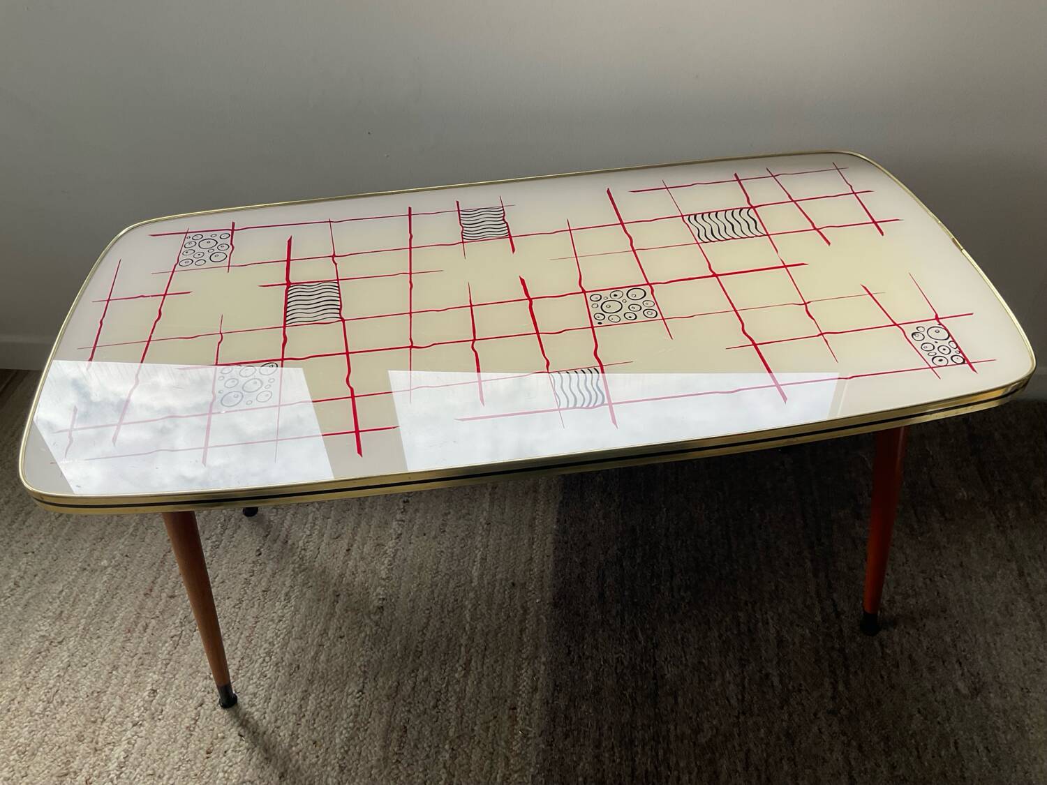 Table basse, années 60-70