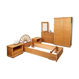 Chambre en bambou vintage, Dal vera, osier