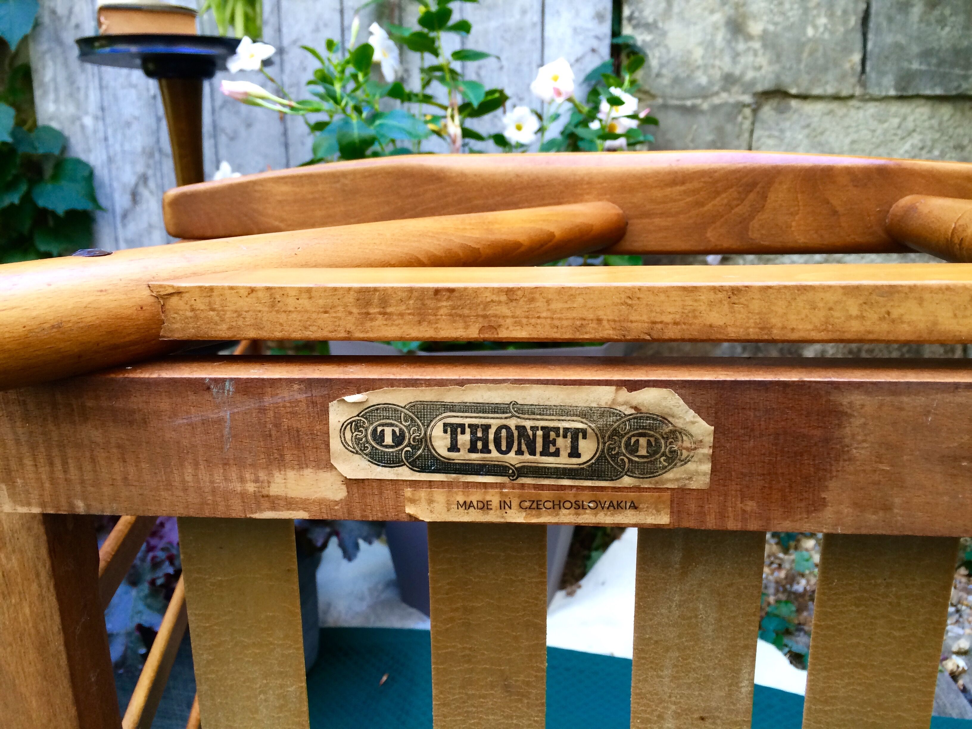 Pair of Thonet armchairs