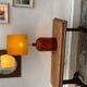 Vintage bottle lamp