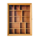 Wooden wall display case