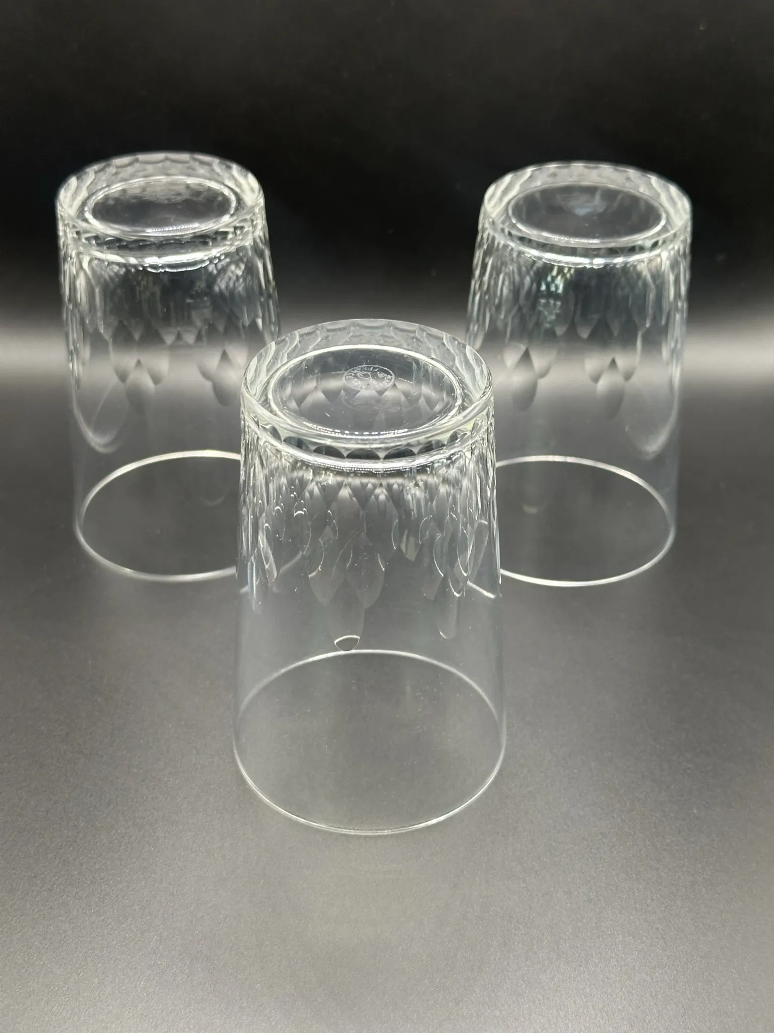 Baccarat - 6 crystal Richelieu goblets