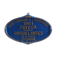 Plaque agricole bleue de 1965