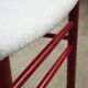 Set of six red stained Farstrup dining chairs 'model 250', Denmark, 1960s