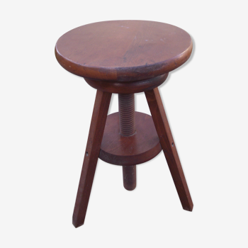 High-adjustable wooden stool