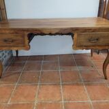 Office louis XV Norman style in cherry tree