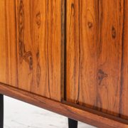 Vintage Danish retro hi-fi furniture in rosewood