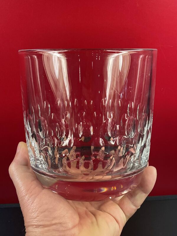 Seau à glace en Cristal  art de la table H 15,5 cm, diamètre 15 cm