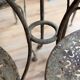 Garden furniture in wrought iron – 19th century, around 1880