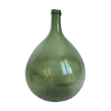 Former "lady jeanne" in blown glass, green bottle