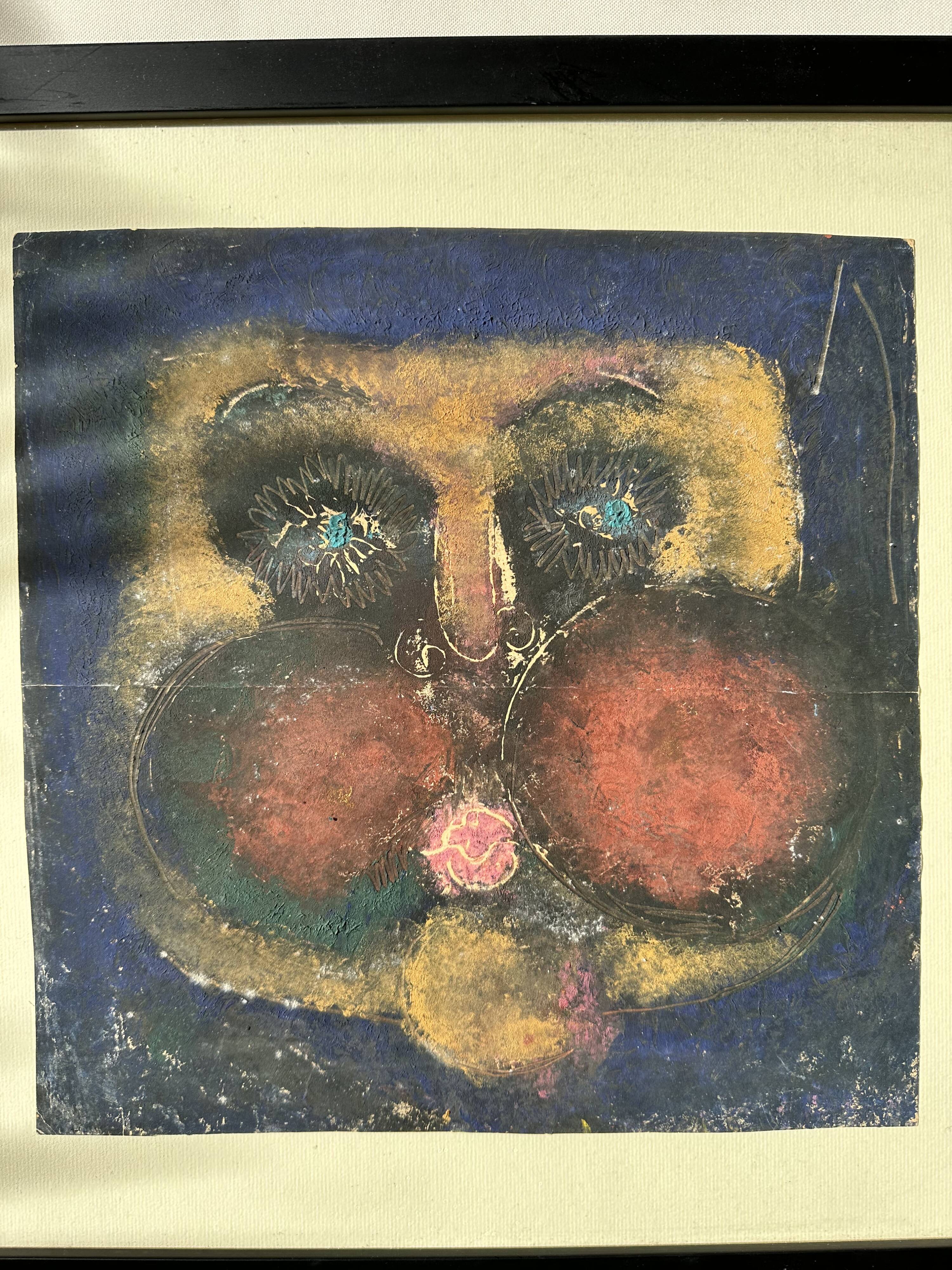 Expressionist portrait from the 1970s