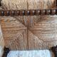 Fauteuil de coin paillé