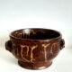 Pair of stoneware bowls by André Bodin, 1950