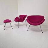Set of 2 Orange Slice Chairs  by Pierre Paulin for Artifort, 1990's