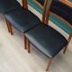 Set of four beech chairs, Danish design, 1970s, production: Denmark