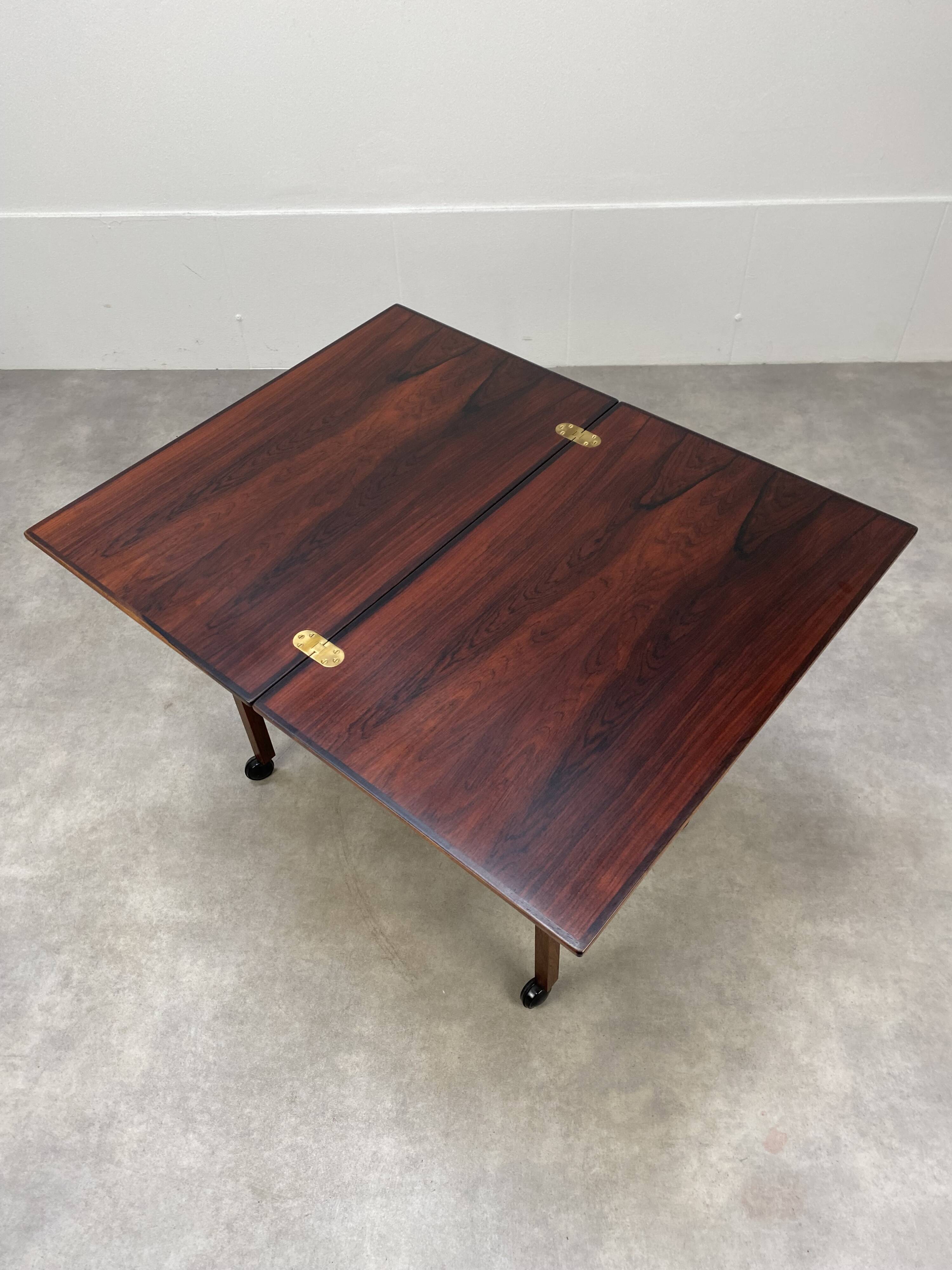 Scandinavian service arrebo mobler rosewood wallet tray