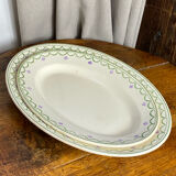 Iron clay dishes, Longwy, Violetta collection