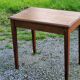 Oak writing table with spindle legs, early 20th century