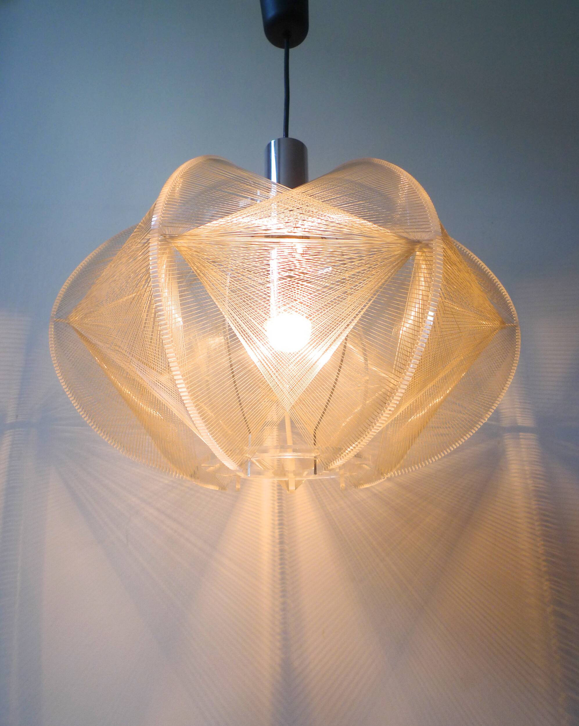 Paul Secon hanging lamp by Sompex 1960