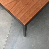Mid-century minimalist teak side table by Florence Knoll for Knoll International, 1950s.
