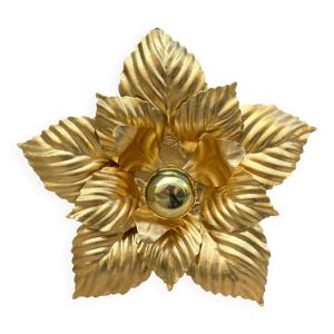 Applique fleur en métal