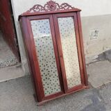 Mahogany wall window