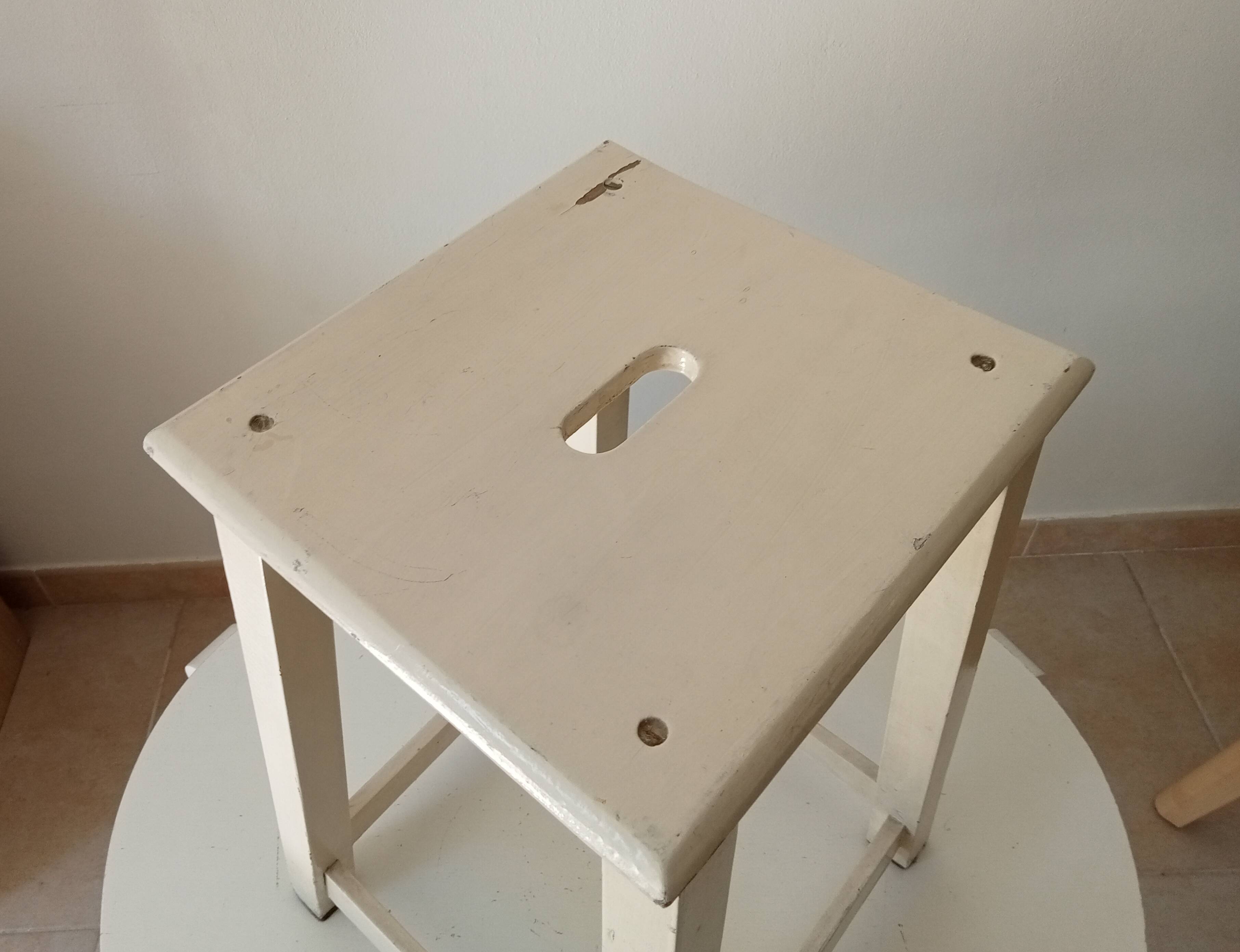 Vintage wooden stool