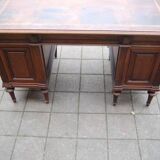 Napoleon III chest of drawers desk in walnut from the 19th century