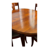 Roche Bobois oval cherry table