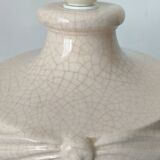 Longwy Lamp - Michelle Férec - Cracked Ceramic - 1980s