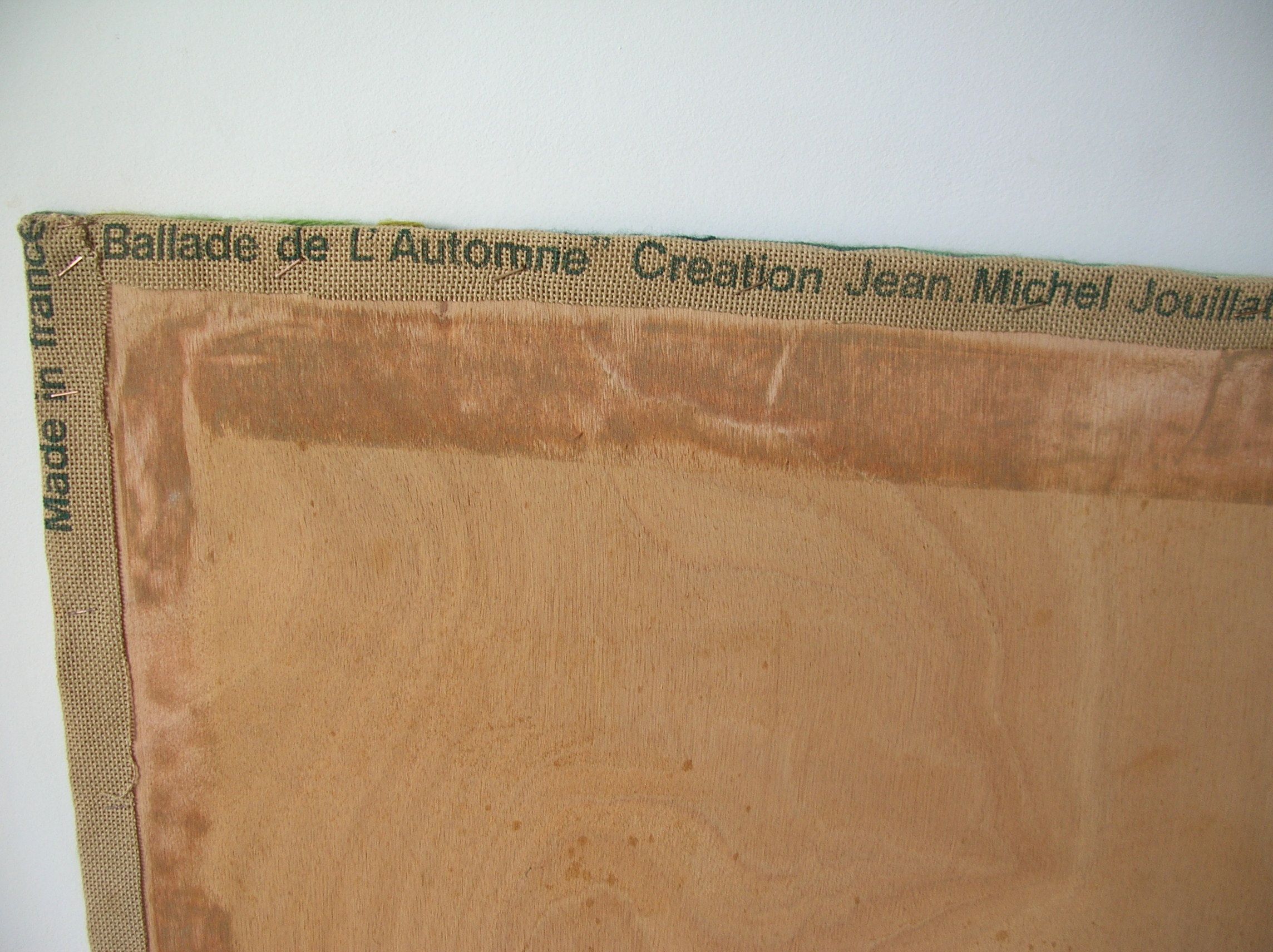 Tapestry years 1970/80 Bala de l'automne J En-Michel Jouillat