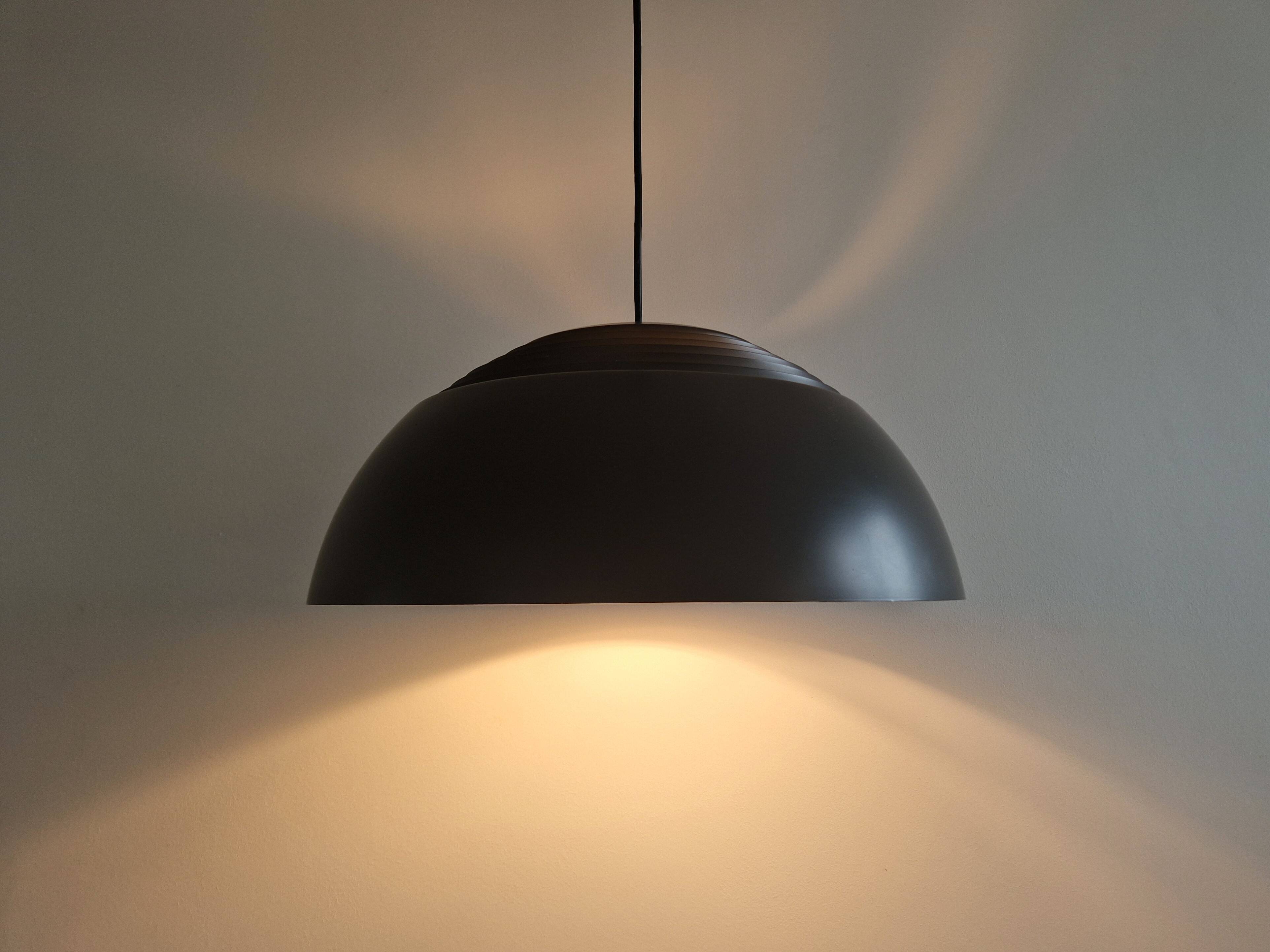 Dark brown 'AJ Royal' pendant lamp by Arne Jacobsen for Louis Poulsen, Denmark 1958
