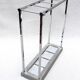 Art Deco umbrella holder in chromed metal